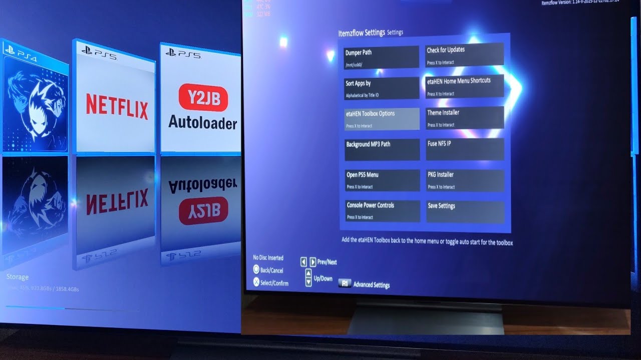 etaHEN / itemzflow 100% PERFEITO - PS5 Jailbreak 