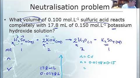 Calculate neutralisation | Acids and bases | meriSTEM