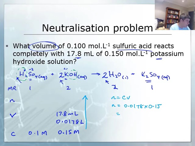 ⁣Calculate neutralisation | Acids and bases | meriSTEM