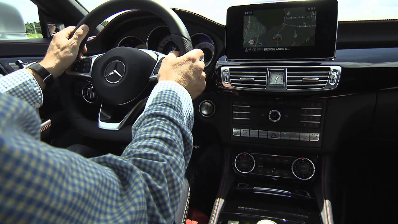 New MercedesBenz CLS with LED Multibeam Head lights and adaptive