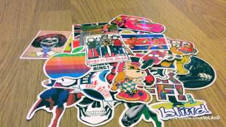 100pcs Stickers for decorate: car, laptop, motorcycle, skateboard and etc from Aliexpress China Shop