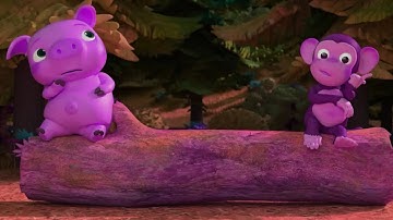 Pig And Monkey Thinking Their Apples And Bananas Effects Sparta Pitch Sponsored By Preview 2 Effects