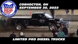 9/30/22 OSTPA Coshocton, OH Limited Pro Diesel Trucks