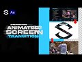 After Effects Tutorial: Animated Clean Stream Screen Stinger Transition