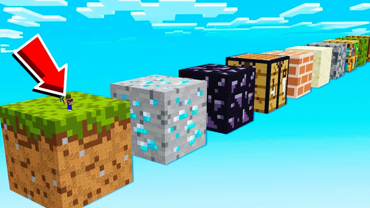 Explore LOS BLOQUES GIGANTES DE Minecraft😱