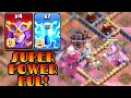 Powerful super witch attack strategy with 7 zap spell best super witch th16 attack strategy  coc