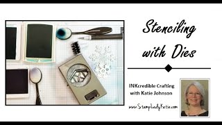 Stenciling with Dies