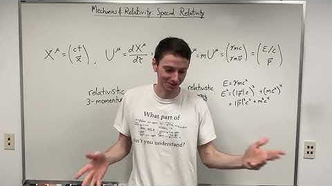 Mechanics and Relativity: Lecture 33/33 - Relativistic Kinematics, Particle Physics