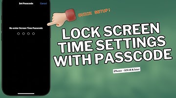 How to Lock Screen Time Settings with Passcode on iPhone (iOS 18 - UPDATED)