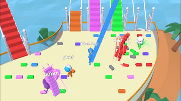 Bridge Race - All Levels Gameplay Android, iOS