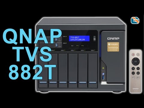 QNAP TVS-882T Thunderbolt 2 NAS - Best Video Editing & Backup