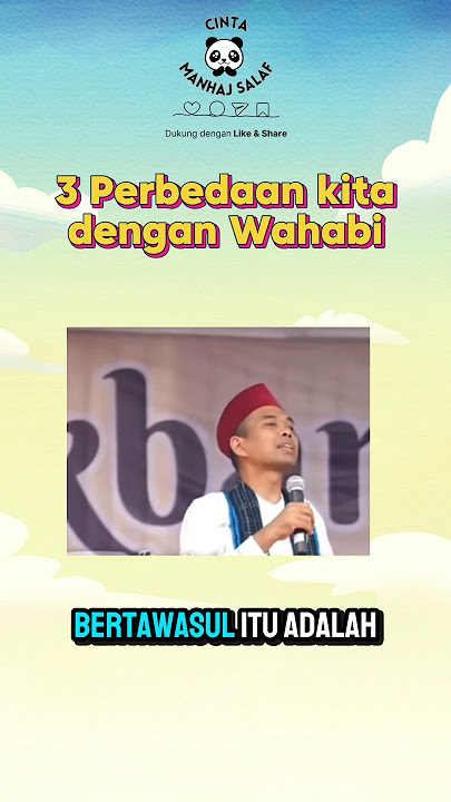 Perbedaan wahabi dan aswaja #uaslovers #wahabi #aswaja