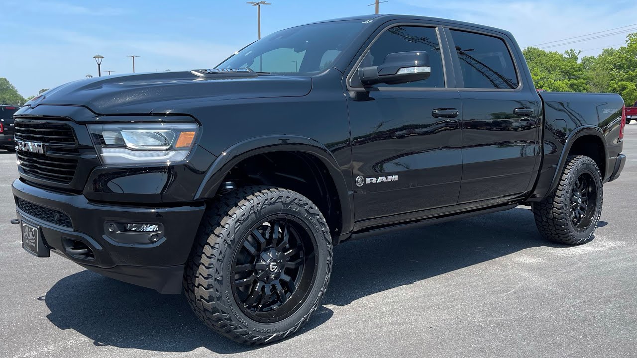 2021 Ram 1500 Laramie Sport 4x4 Covert Edition 3.5” Lifted on 35s