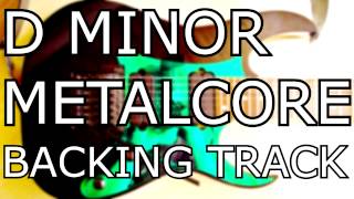 D Minor Metalcore Guitar Backing Track chords