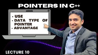 C++ Pointers Made Easy|| Step by Step Tutorial for Beginners|| Solved Example||  Lecture 10