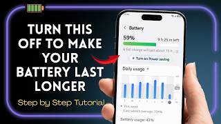 Your Android Battery Is Draining Because of THIS - TURN OFF NOW!!