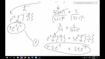 5.4 Solving Differential Equations with Laplace Transforms