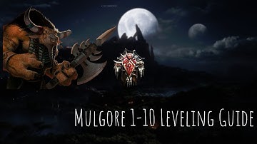 Classic Wow - Fast Efficient Mulgore 1-10 Guide-Warrior