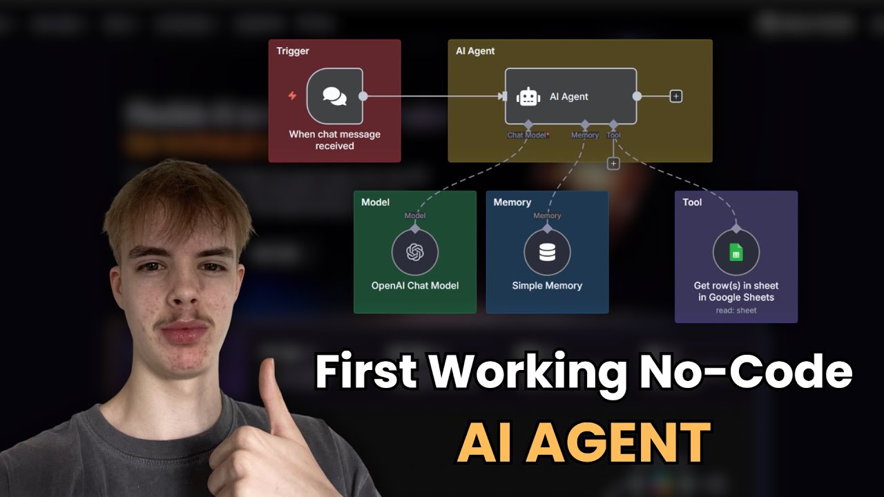 Build Your First n8n AI Agent With No Coding Experience - YouTube