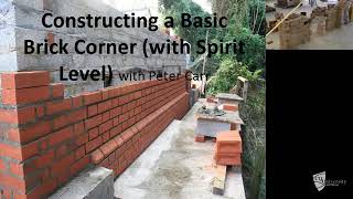 Building basic brick corner