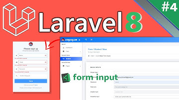 Create form for student in dashboard Laravel | Part #4