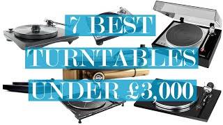 Best turntables under £3k