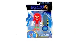 Jakks Pacific Sonic The Hedgehog Sonic Movie 2 knuckles Action Figure Review
