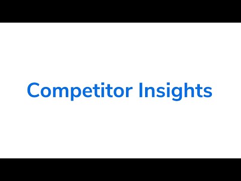 Competitor Insights | Helium 10