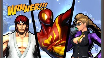 UMVC3 - C.VIPER/RYU/SPIDER-MAN ONLINE 3!