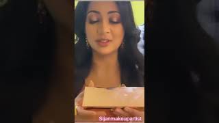 Navya Nair. Eye Makeup.