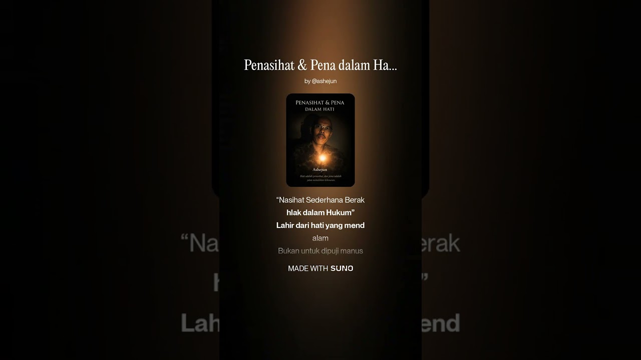 Penasihat & Pena dalam Hati #lagubiografidiri