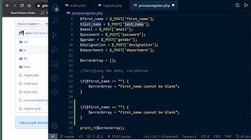 PHP Intro - Building Authentication System - 08 - Pushing to GitHub