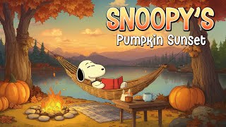 Snoopy’s Pumpkin Sunset 🍂 Warm Jazz Beats for a Calm and Cozy Day ☕ Perfect for Relaxing & Studying