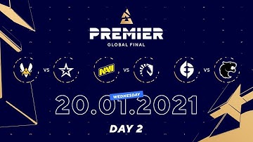 Vitality vs Complexity, NaVi vs Team Liquid, EG vs Furia | BLAST Premier Global Final Day 2