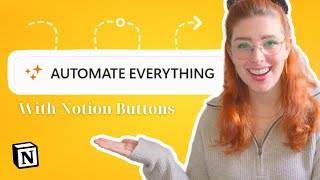 Get work done FASTER using Notion Buttons! - Examples and tutorial!