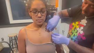 How To Apply A Tattoo Stencil To Shoulder