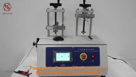 Pneumatic Button Life Tester