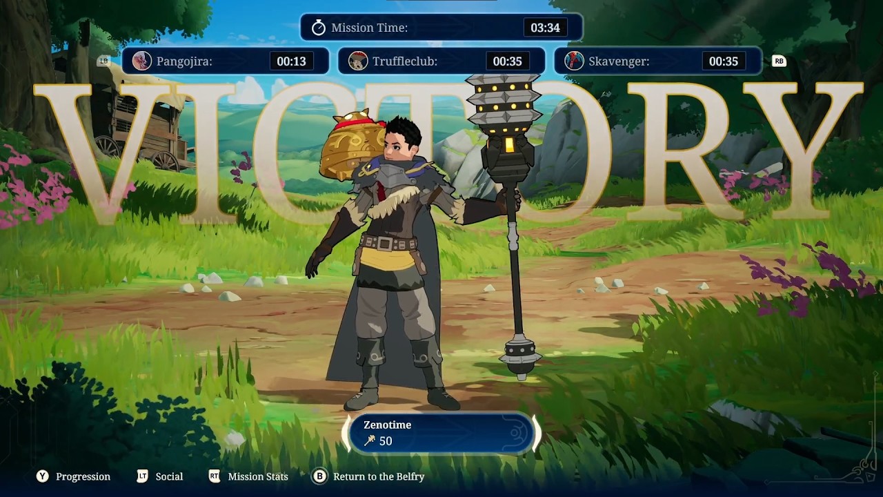 Towerborne - 03:34 Kraftt's Gauntlet 1 on Pyroclast - Brutal Difficulty