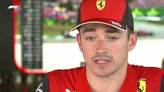 CHARLES LECLERC DISAPPOINTED WITH DNF SPANISH GP 2022