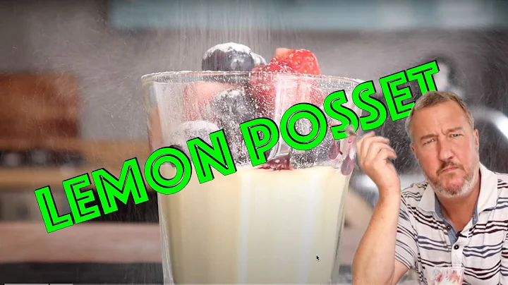 Lemon Posset a classic English dessert