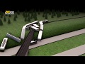 Animation of how an amtrak train derailed near dupont