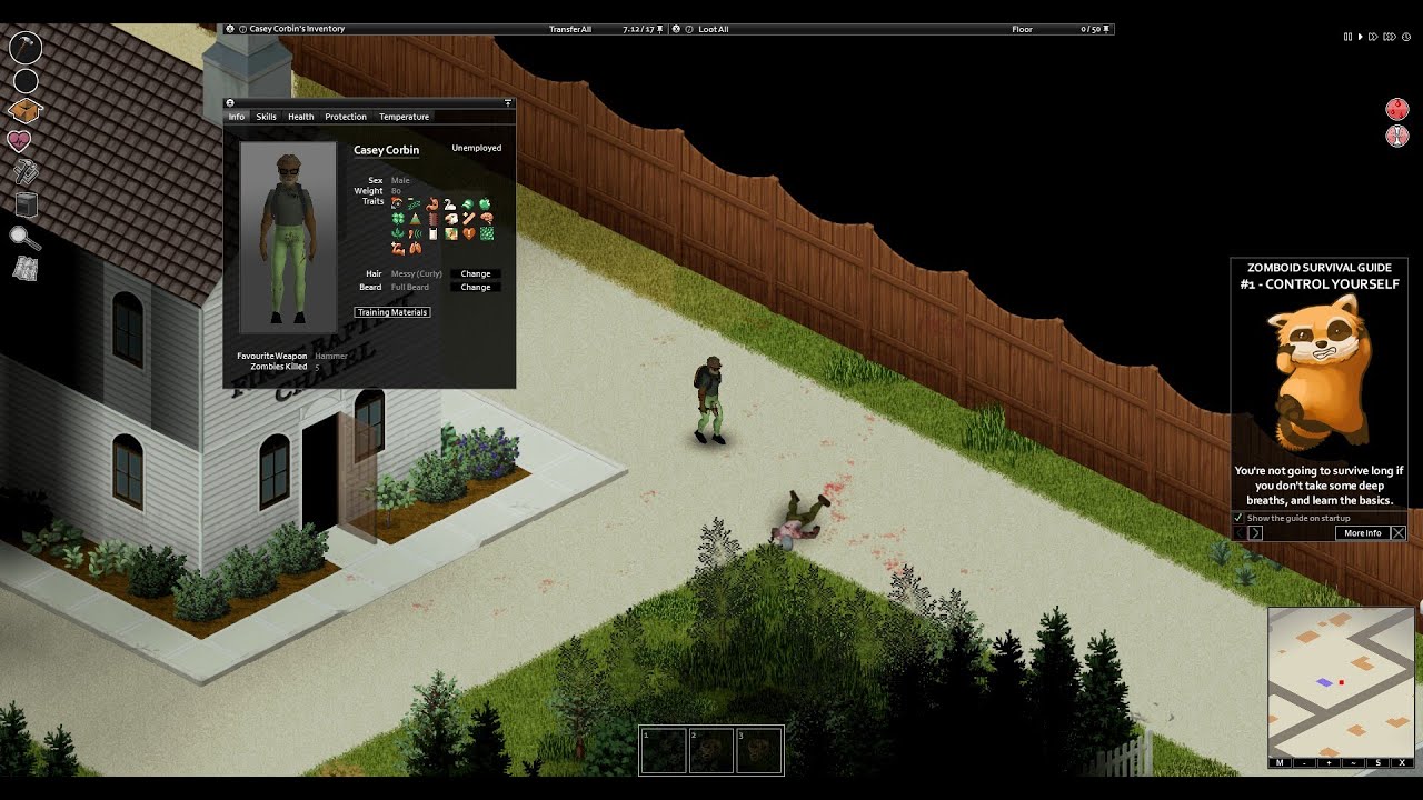 Project Zomboid! (blood warning) DuyWin YouTube