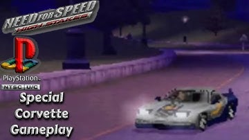 Need for Speed: High Stakes (PS1, NTSC U/C) - Special Corvette Gameplay