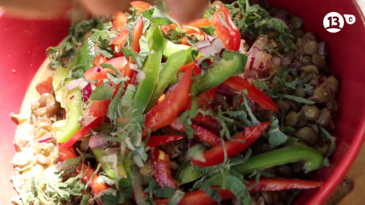 Manos a la Obra - Ensalada de lentejas y menta
