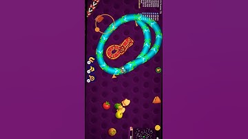 🔥🐍 Worms Zone io 😱 Biggest snake surrounding me #shorts #snake