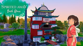 Bath House, Spirited Away Sims 4 Speed Build Simsbiosis