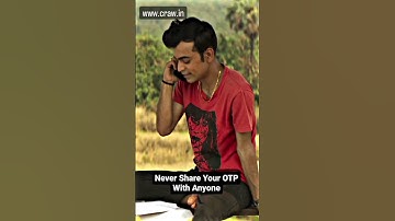 Never Share your OTP with anyone, it can be harmful for you | Victim of Cyber Crime #shorts