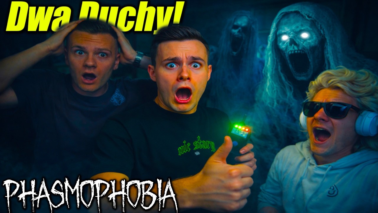 😱Dwa Duchy W Jednym DOMU!👻Uratowałam Koliza! i Prawie dostałam Zawału🤣 | Phasmophobia /w Koliz