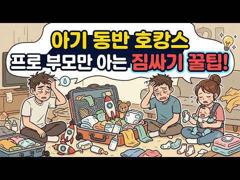 아기 동반 호캉스 짐싸기 완벽 가이드! 5성급 호텔에서도 꼭 챙겨야 할 생존 필수템 베스트 5 꿀팁!