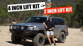Going from 4 inch lift to 2 inch lift | Testing the new 2 inch lift kit's capability off-road!
